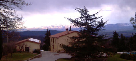 Schnee auf dem Monte Amiata